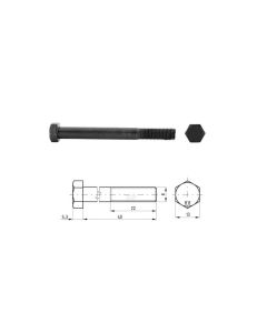 Polt M8x1,25-40 DIN931 8.8