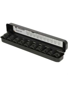 10-os. löökpadrunvõtmete komplekt 1/2" 10-24mm