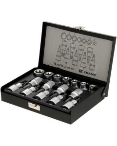 Padrunikomplekt 1/2" Torx, 16 osa