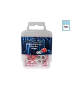 Juhtmeots M6 0,5-1,5mm² punane 100tk