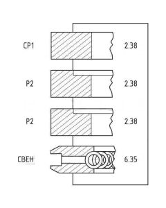 Kolvirõngad Ø114,31mm 4tk. 41158118; 745950M91