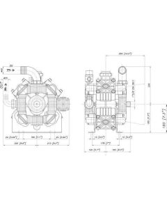 Kolb-membraanpump Poly 2180-VS Bertolini