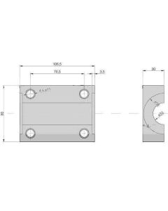 Liugelaager Ø31mm 61x80x106mm 618254.2