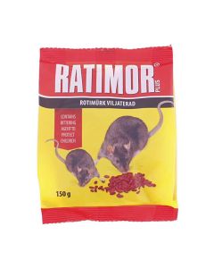 Hiire- ja rotimürk Ratimor viljaterad 150gr