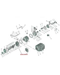 Kompressori kaas 01KD140047 KD-6500/14000 Hertell