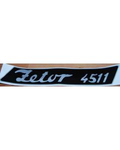 Kleebis "ZETOR 4511"