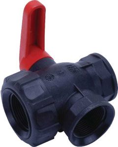 Kuulkraan 1 1/4" 3-suunda