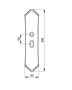 Pii ots 65x8x300mm