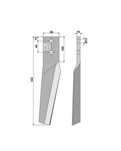 Tera LH 60x330mm #10mm 10100263
