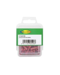 Juhtmejätk toru 1,7x4,0mm punane 50tk