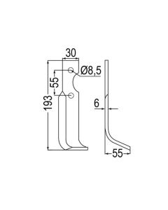 Tera RH 30x193mm #6mm 59275 B.C.S.