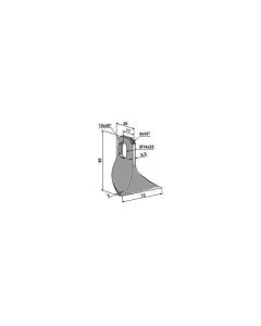 Haamer Ø14/25 36/72mm L80 63-JDE-01