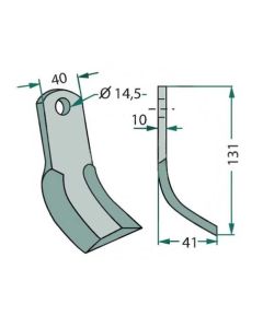 Y-tera Ø14,5 #10/40/131mm 63-MAL-29