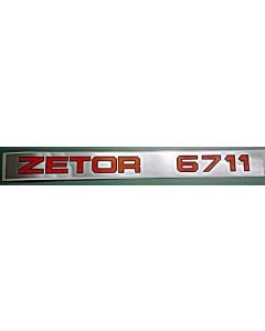 Kleebis RH "ZETOR 6711"