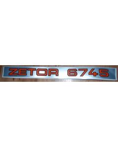 Kleebis "ZETOR 6745"