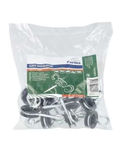 Väravaisolaator Ø6mm puitpostile / plastpostile 10 tk