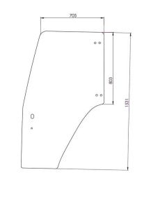 Ukse klaas RH 87302768