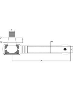 Roolivarda ots Ø19,0 L-395 894125M91