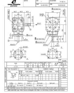 Reduktor 1:3 45,6kW T-312A COMER