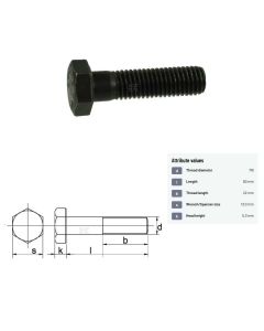 Polt M8x1,25-80 DIN931 10.9