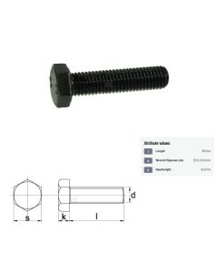 Polt M14x2-30 DIN933 10.9