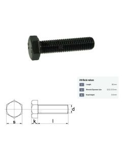 Polt M14x2-60 DIN933 10.9