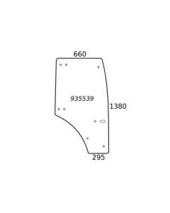 Ukse klaas RH 93-5539 OR.