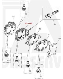 Hüdrojagaja sektsioon 93-4440 ZETOR
