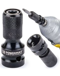 Padrunvõtme adapter 1/2"-1/4" HEX