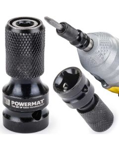 Padrunvõtme adapter 1/2"-1/4" HEX