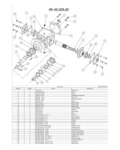 Reduktori võll PK45.001.05-B