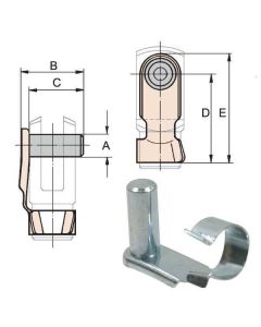 Vedrusplint Ø12mm L-53mm