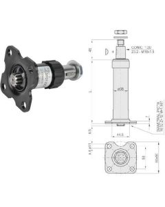 Roolisammas L-150mm