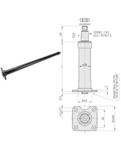 Roolisammas L-762mm
