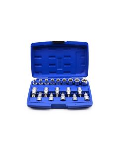 Padrunikomplekt TORX 1/2" 19-osa
