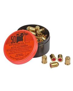 Padrunid 9x17 50tk punane
