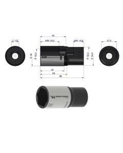27mm pikk padrun 1/2" L-78