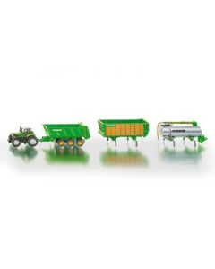 Traktor DEUTZ + multihaagis 1:87 SIKU