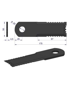 Tera 175x50x4,5 Ø20mm 755874.0 CLAAS