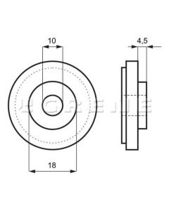 Nugadevaheline puks #4mm Z51243 JD