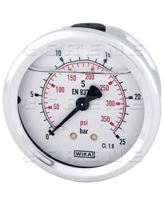 Manomeeter T-1/4" 25bar Ø63mm