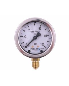 Manomeeter A-1/4" 100bar Ø63mm