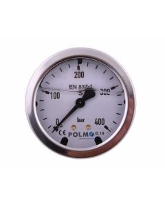 Manomeeter T-1/4" 400bar Ø63mm
