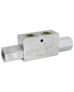 Tagasivoolu klapp VBPDE 1/2" 50l/min