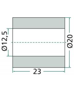 Puks Ø12,5/20x23 13701