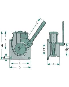 RIV siiber F/K 4" Ø93mm
