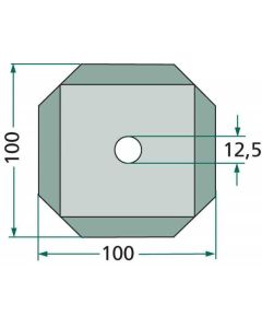 Tera Ø4mm LH 100x100 Ø12,5 STORTI