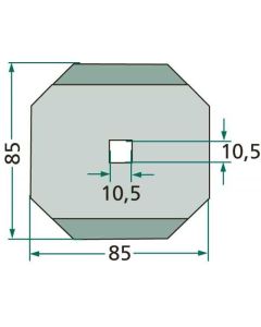 Tera #4mm 85x85mm #10,5mm STRAUTMANN