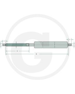 Gaasiamort L462x250N M6/M6
