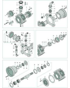 Kolb-membraanpump AR160